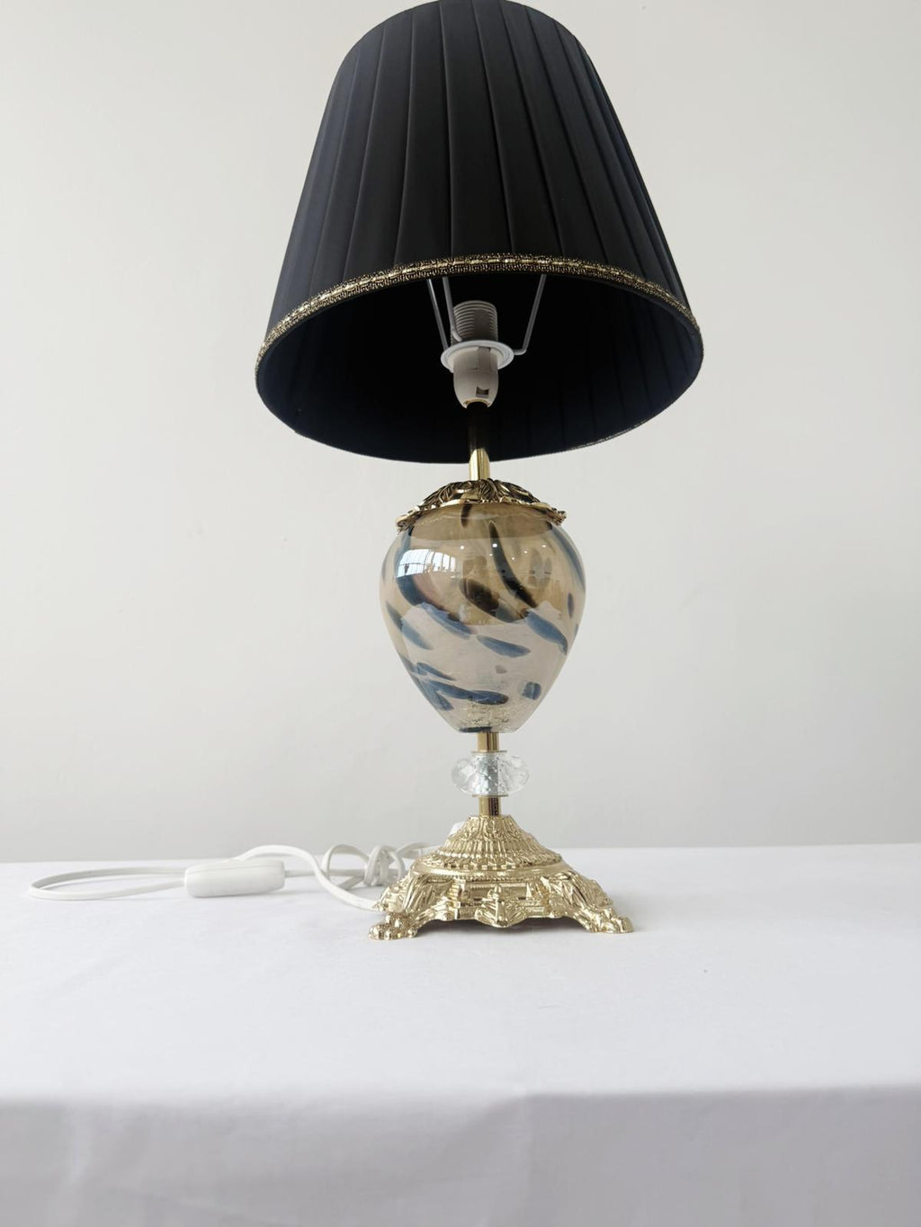 Murano Glass Table Lamp | Certified Murano Glass | Made in Italy | Decorative Lamp | Collection Mary