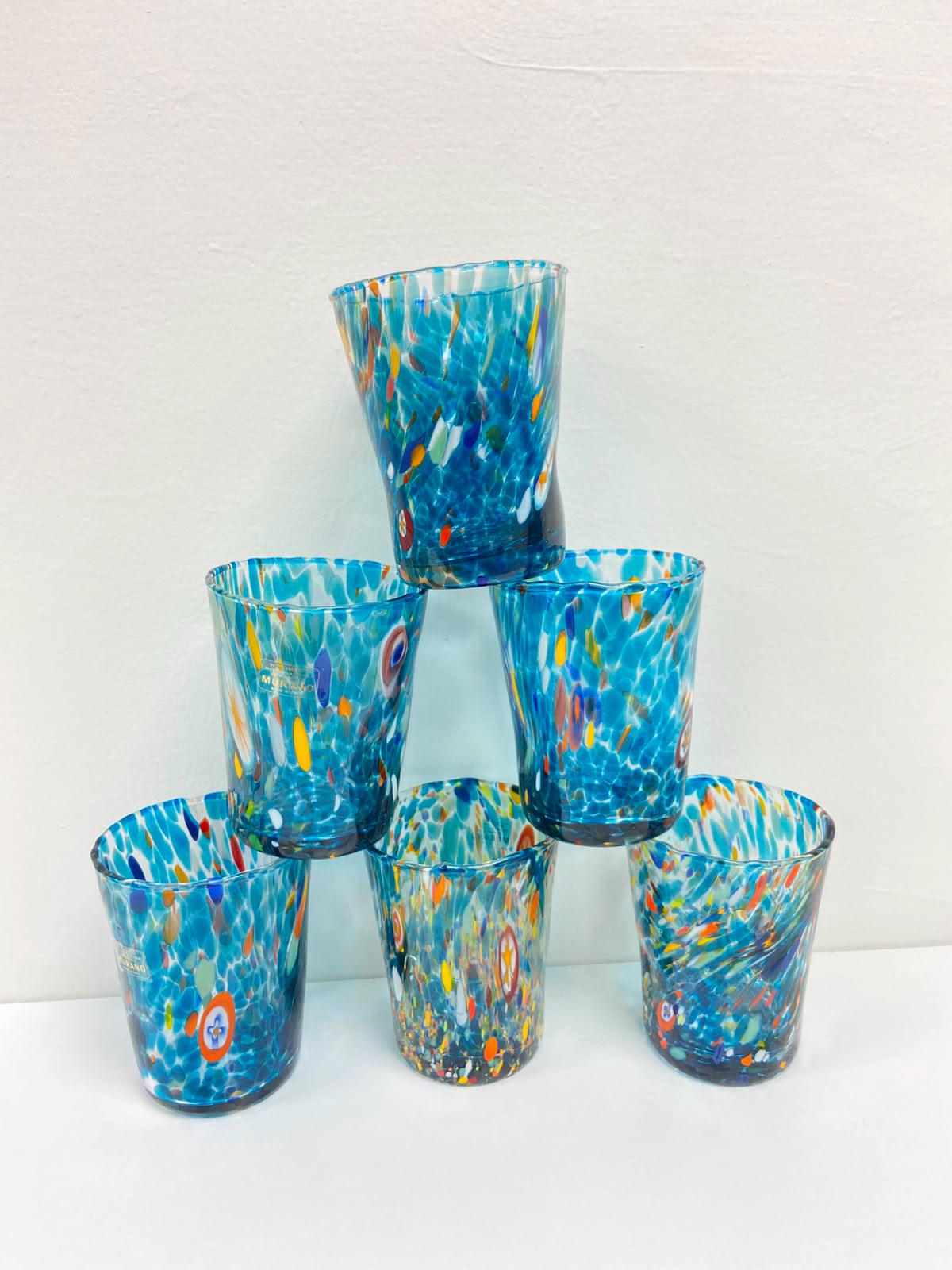 Murano Drinking Glass | Certified Murano Glass | Made in Italy | Water Glass | Collection Goto B2