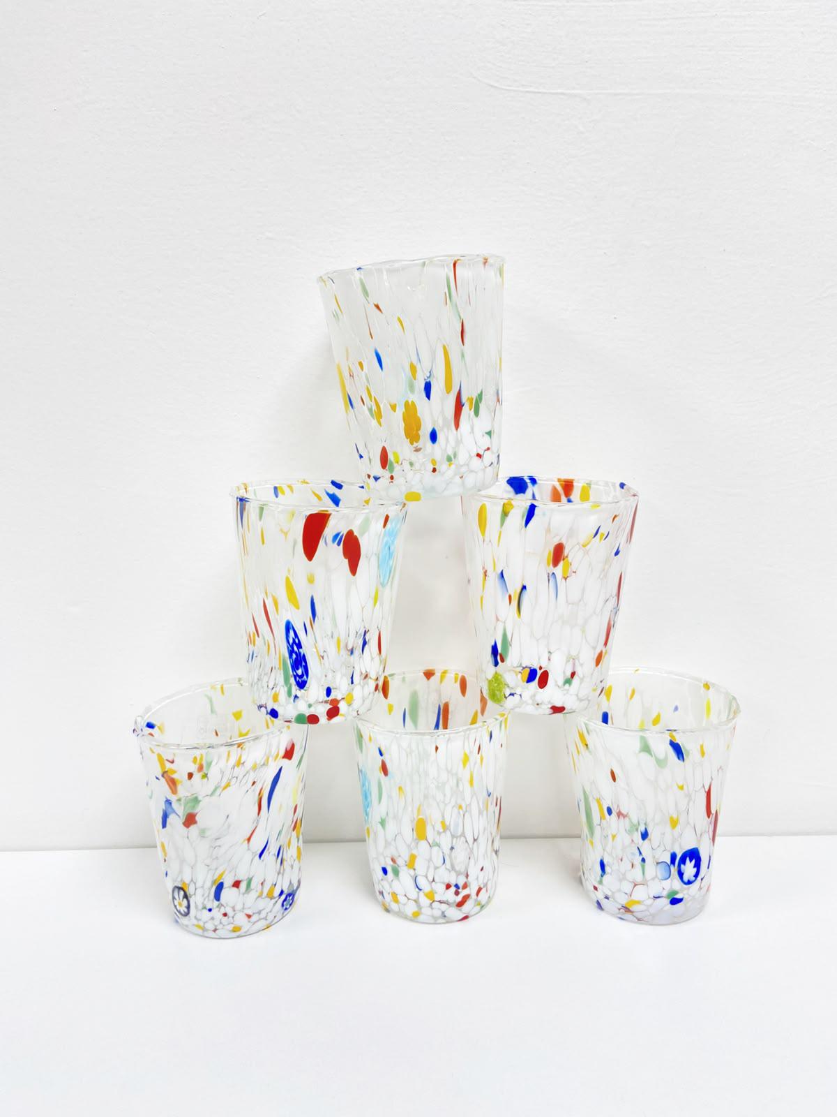 Murano Drinking Glass | Certified Murano Glass | Made in Italy | Water Glass | Collection Goto B2