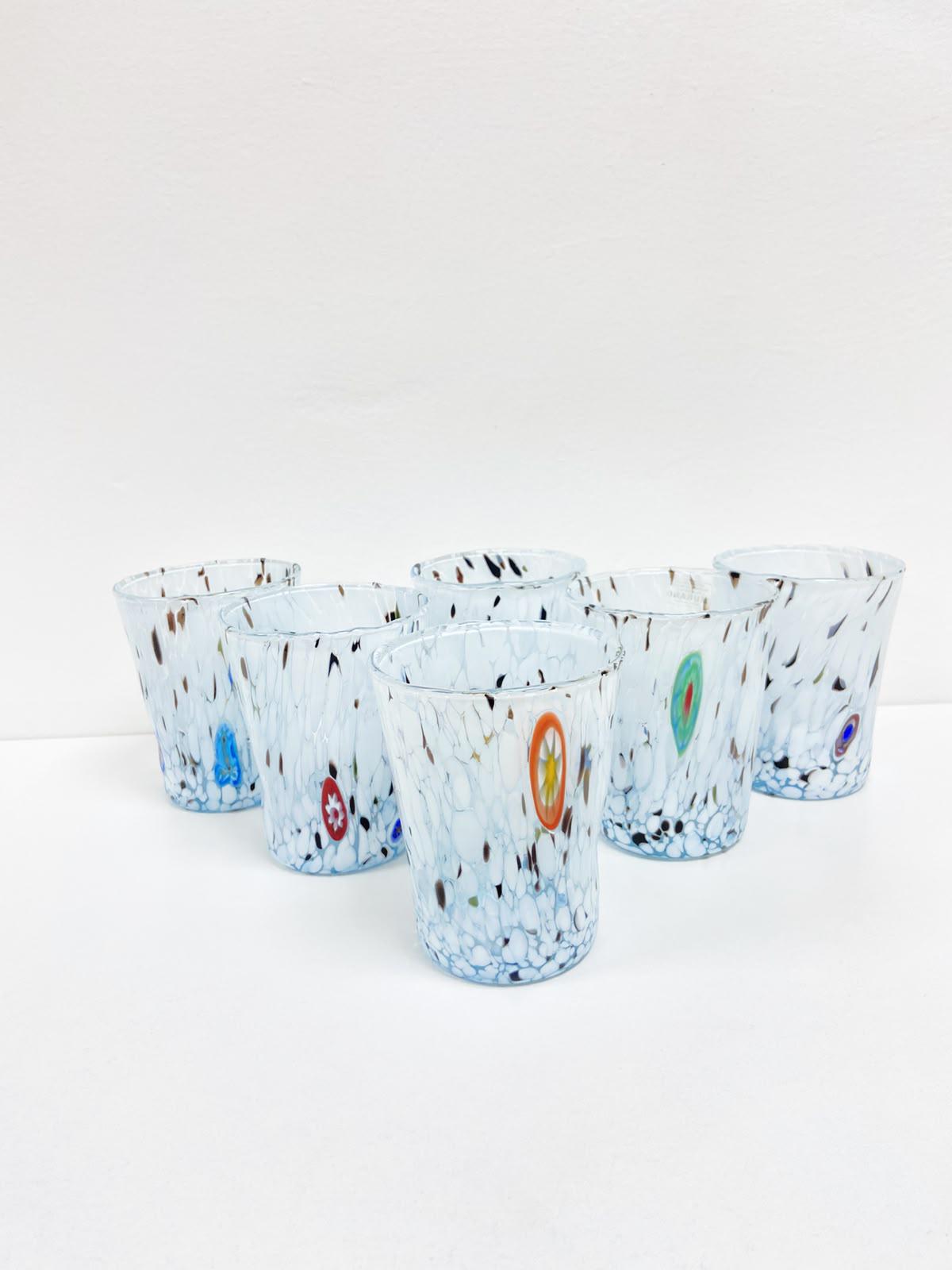 Murano Drinking Glass | Certified Murano Glass | Made in Italy | Water Glass | Collection Goto B2