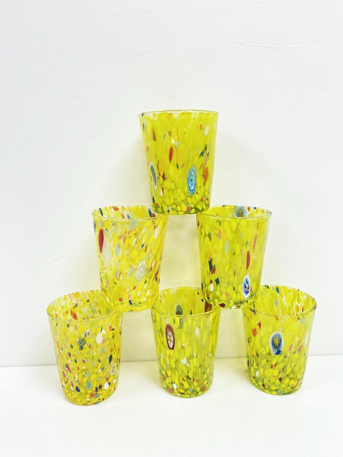 Murano Drinking Glass | Certified Murano Glass | Made in Italy | Water Glass | Collection Goto B2
