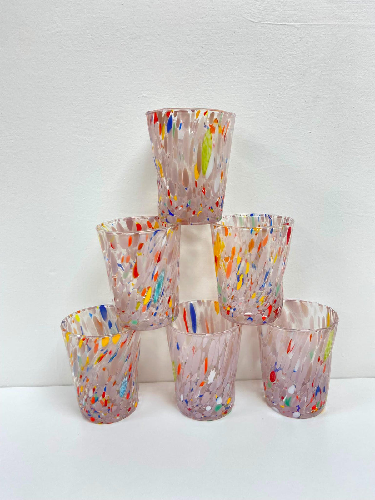 Murano Drinking Glass | Certified Murano Glass | Made in Italy | Water Glass | Collection Goto B2