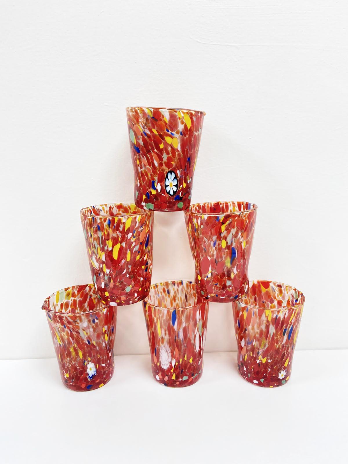 Murano Drinking Glass | Certified Murano Glass | Made in Italy | Water Glass | Collection Goto B2
