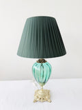 Murano Glass Table Lamp | Certified Murano Glass | Made in Italy | Decorative Lamp | Collection Pasta di Vetro Verde Goccia