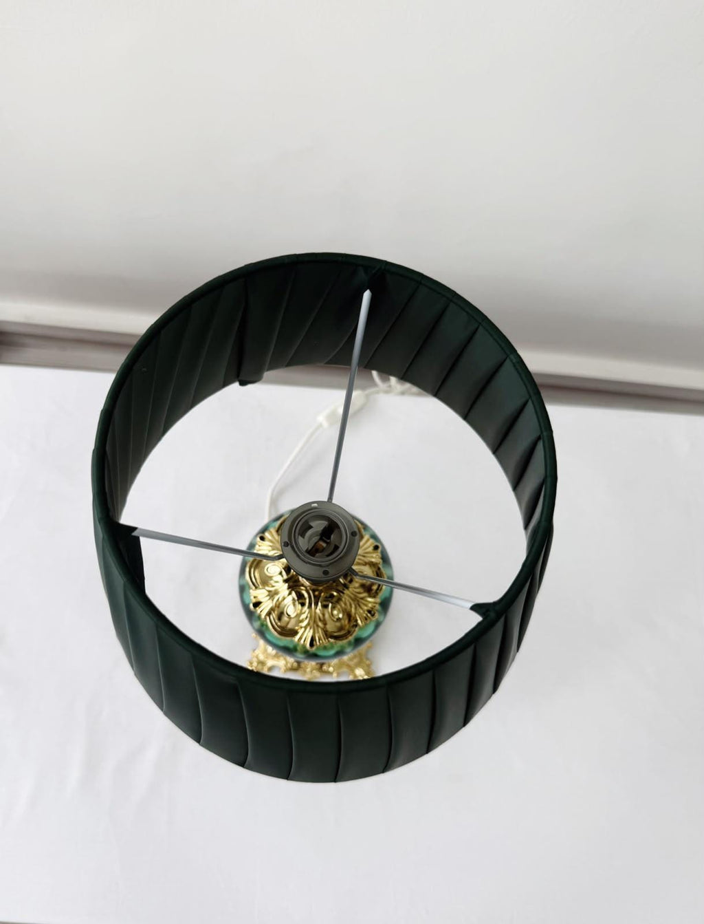 Murano Glass Table Lamp | Certified Murano Glass | Made in Italy | Decorative Lamp | Collection Pasta di Vetro Verde Goccia