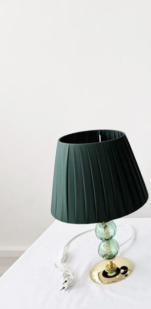 Murano Glass Table Lamp | Certified Murano Glass | Made in Italy | Decorative Lamp | Collection Pasta di Vetro Verde