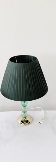 Murano Glass Table Lamp | Certified Murano Glass | Made in Italy | Decorative Lamp | Collection Pasta di Vetro Verde