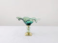 Murano Glass Centerpiece | Certified Murano Glass | Made in Italy | Table Decoration | Collection Pasta di Vetro Verde con base