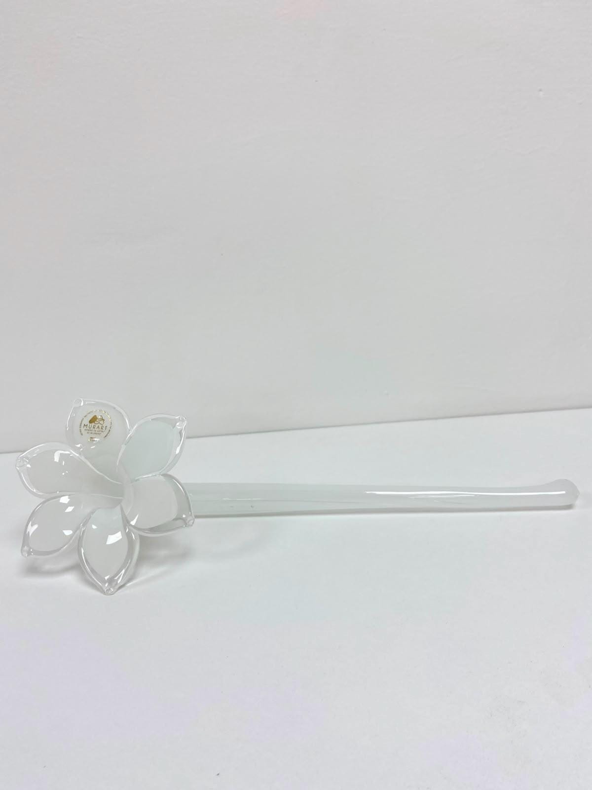 Murano Glass Flower | Certified Murano Glass | Made in Italy | Decorative Glass Flower