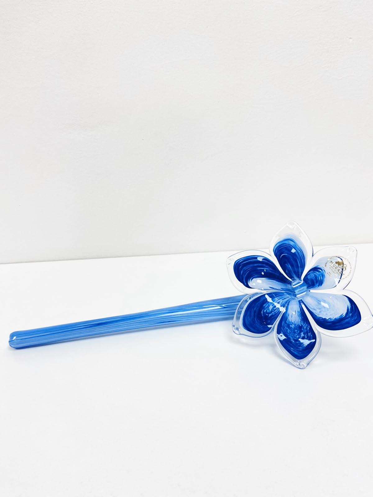 Murano Glass Flower | Certified Murano Glass | Made in Italy | Decorative Glass Flower