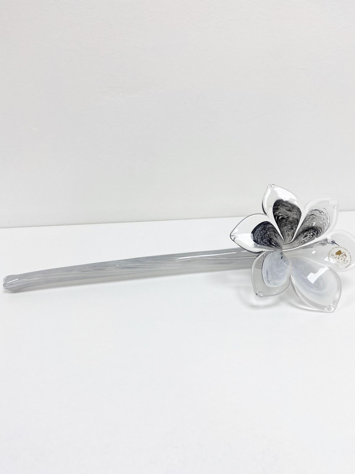 Murano Glass Flower | Certified Murano Glass | Made in Italy | Decorative Glass Flower