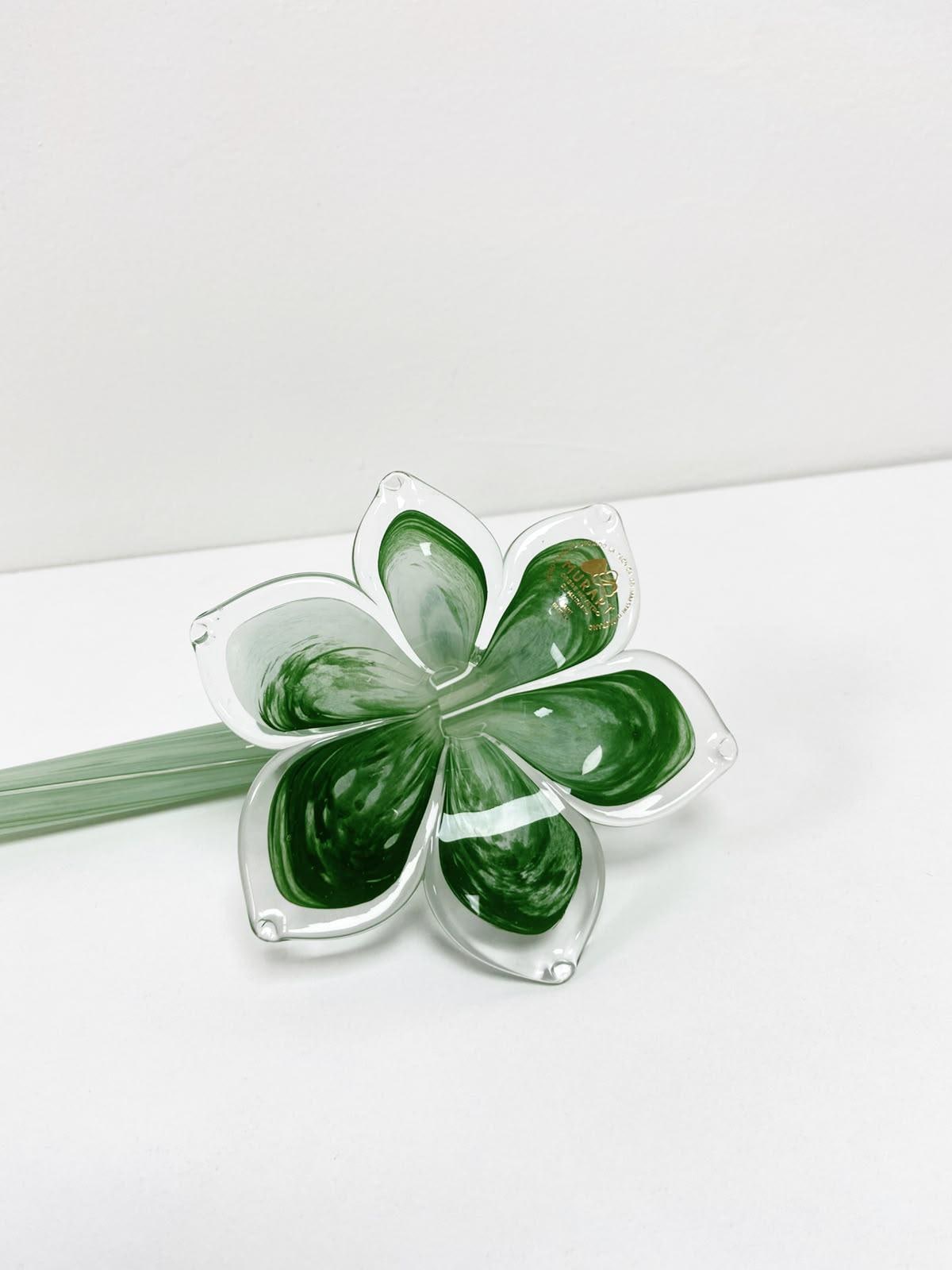 Murano Glass Flower | Certified Murano Glass | Made in Italy | Decorative Glass Flower