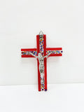 Murano Glass Crucifix | Catholic Cross | Made in Italy | Certified Murano Glass