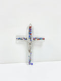 Murano Glass Crucifix | Catholic Cross | Made in Italy | Certified Murano Glass