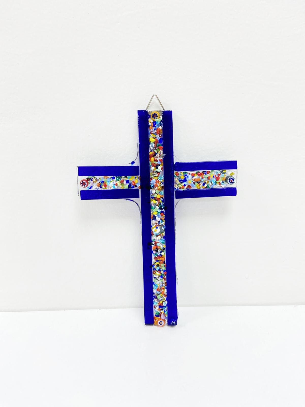 Murano Glass Crucifix | Catholic Cross | Made in Italy | Certified Murano Glass